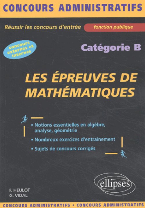 Les �preuves de math�matiques - cat�gorie B