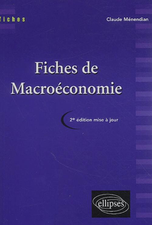 Fiches de macro�conomie - Nouvelle �dition