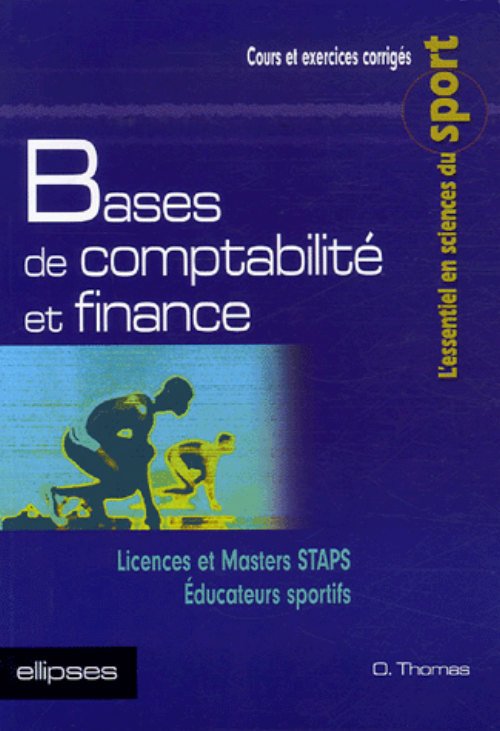 Bases de comptabilit� et finance, Licences et Masters STAPS - �ducateurs sportifs