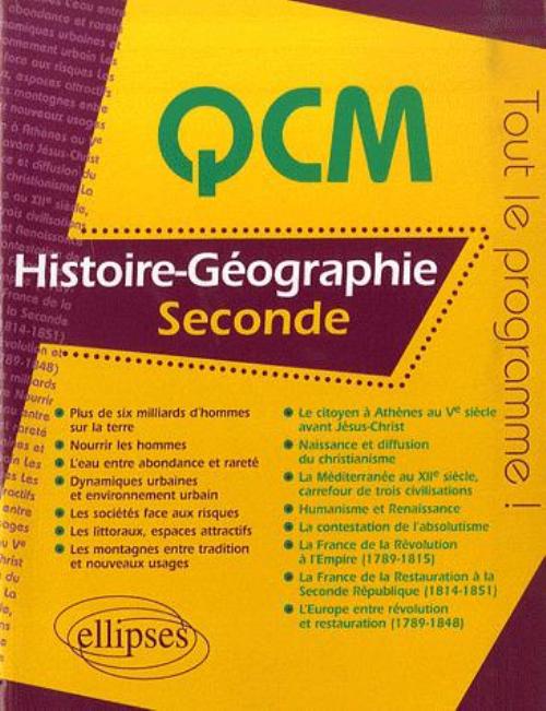 Histoire-g�ographie - Seconde