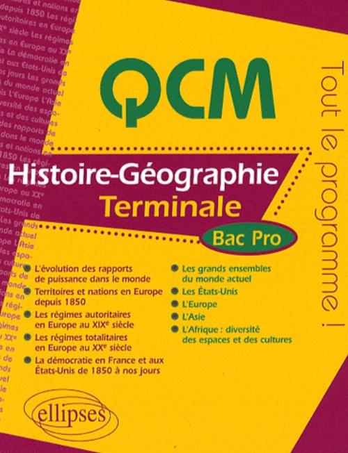 Histoire-G�ographie - Terminale Bac Pro