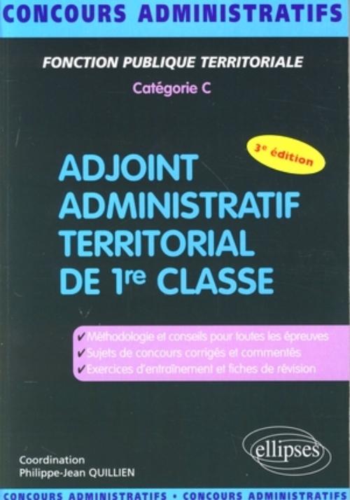 Adjoint administratif territorial - 3e �dition