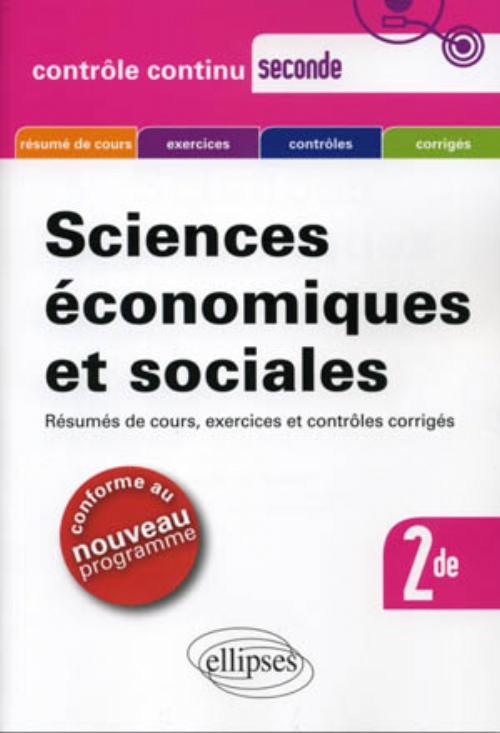 Sciences �conomiques et sociales - Seconde