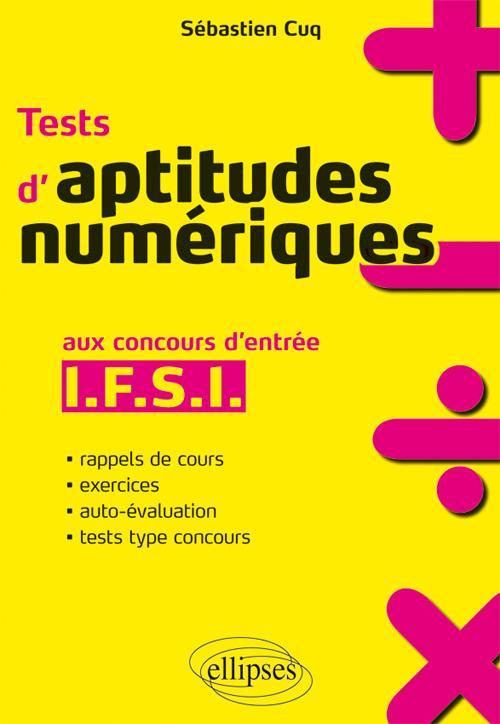 Tests d'aptitudes num�riques aux concours d'entr�e IFSI