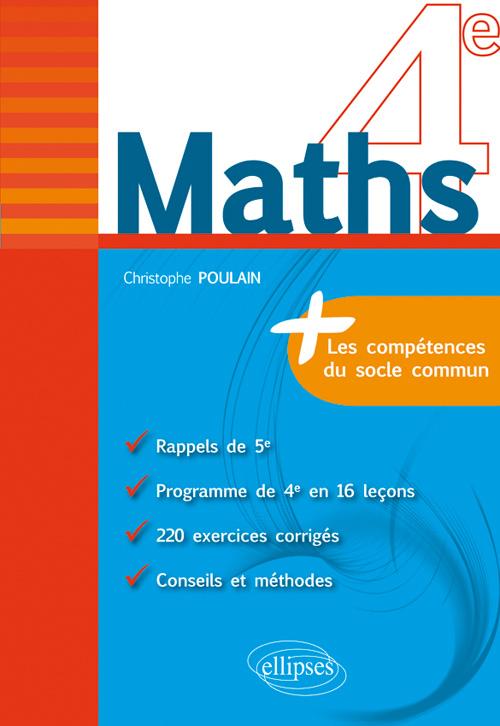 Maths 4e - fiches de rappel + exercices corrig�s