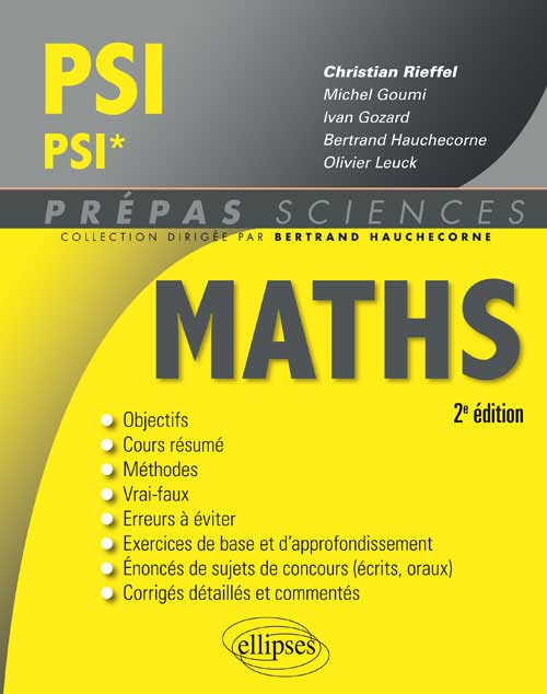 Math�matiques PSI/PSI* - 2e �dition