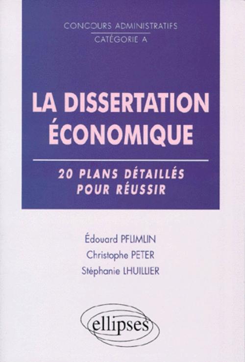 Dissertation economique plan