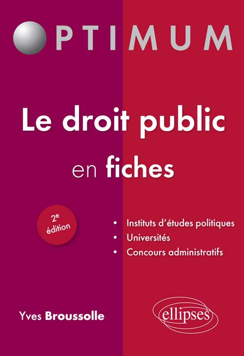 Le droit public en fiches - 2e �dition