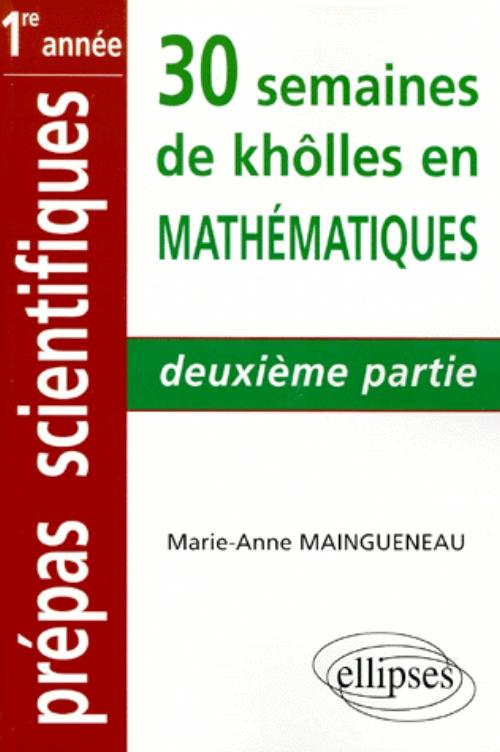 Math�matiques - 2e partie