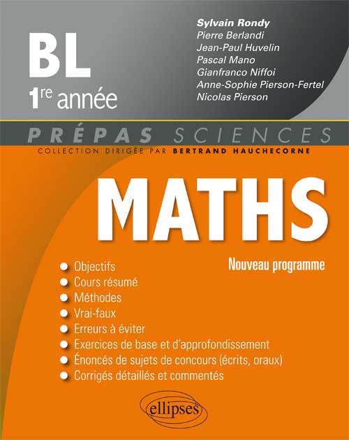 Math�matiques BL-1 - nouveau programme 2013