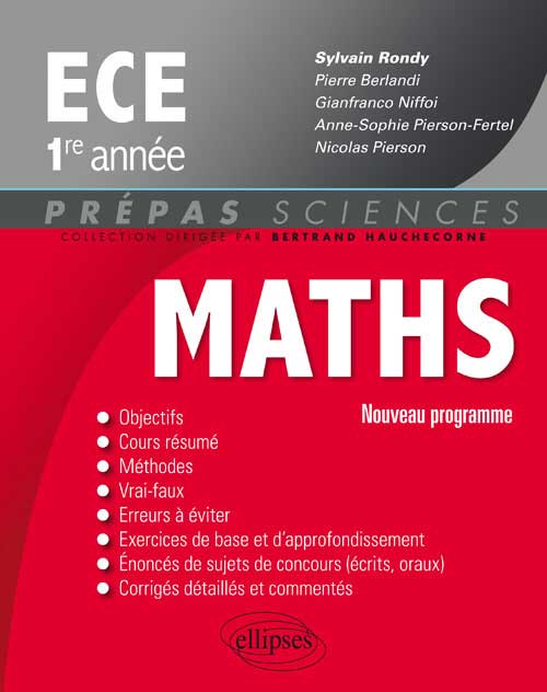 Math�matiques ECE-1 - conforme au nouveau programme 2013