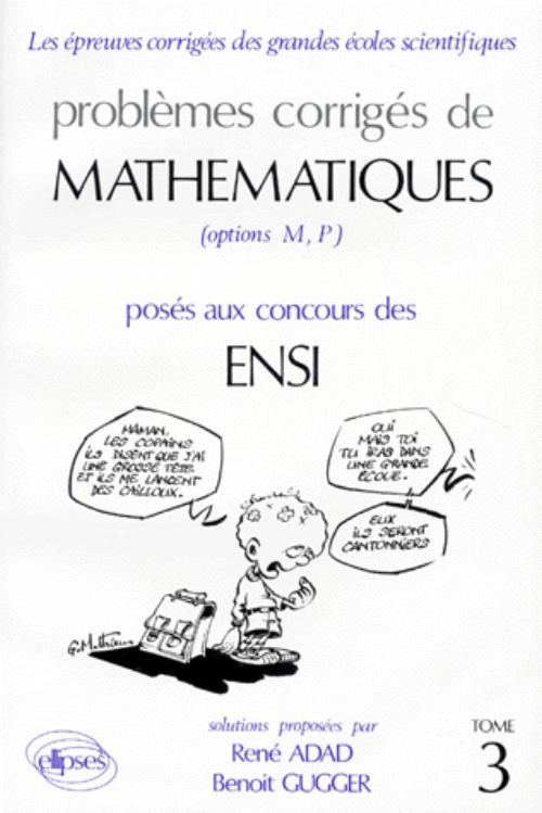 Math�matiques ENSI 1986-1987 - Tome 3
