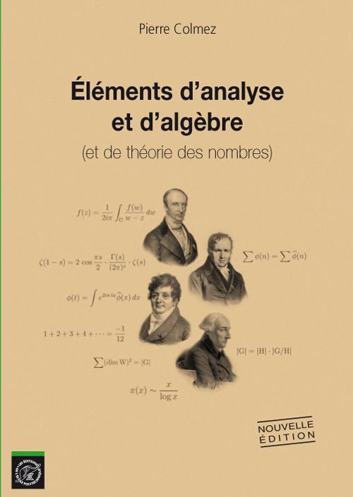 El�ments d'analyse et d'alg�bre ( et de th�orie des nombres )