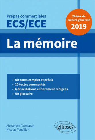Thème de culture générale - Prépas commerciales ECS / ECE 2019