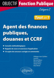 Agent des finances publiques, douanes et CCRF. Catégorie C