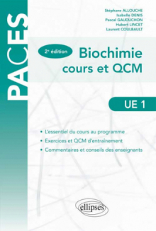 UE1 - Biochimie - cours et QCM - 2e édition
