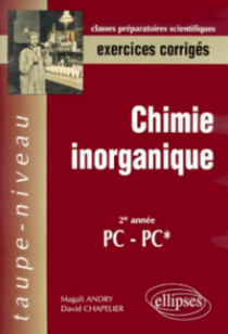 Chimie inorganique PC-PC*- Exercices corrigés