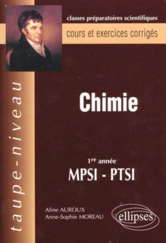 Chimie MPSI-PTSI - Cours et exercices corrigés
