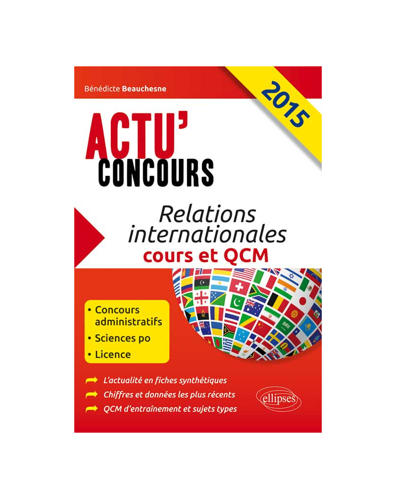 Relations internationales. Cours et QCM - 2015