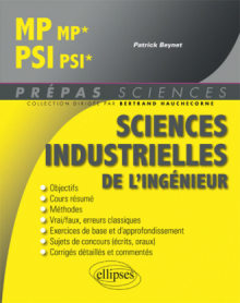 Sciences industrielles de l'ingénieur MP/MP* - PSI/PSI*