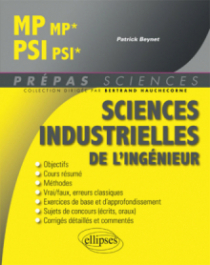 Sciences industrielles de l'ingénieur MP/MP* - PSI/PSI*