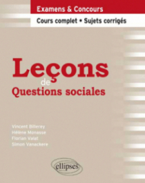 Leçons de Questions sociales