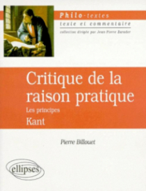 Kant, Critique de la raison pratique, Les principes