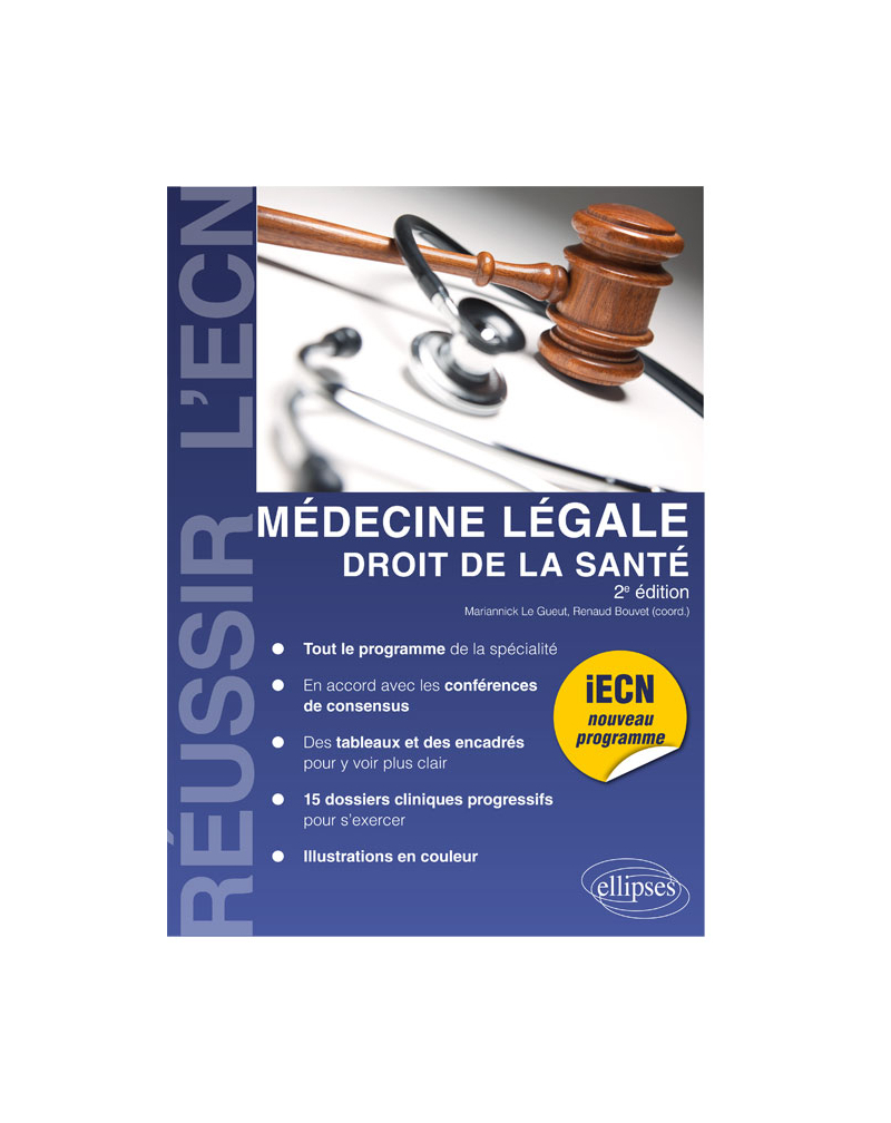 Médecine légale, droit de la santé - 2e édition