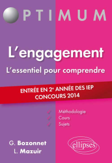 L’engagement - entrée en 2e année des IEP - concours 2014