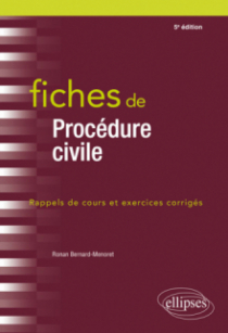 Fiches de procédures civiles - 5e édition