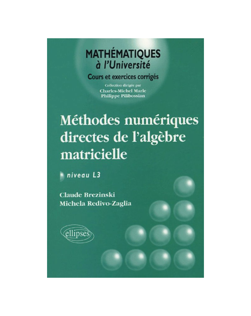 Méthodes numériques directes de l'algèbre matricielle Niveau L3
