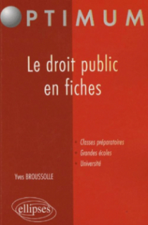 Le droit public en fiches