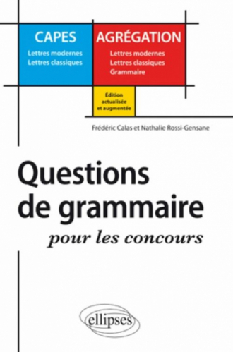 Questions de grammaire pour les concours - 2e édition