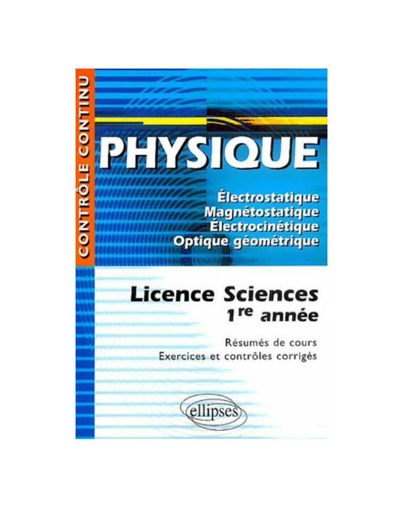 Physique - Licence sciences 1re année