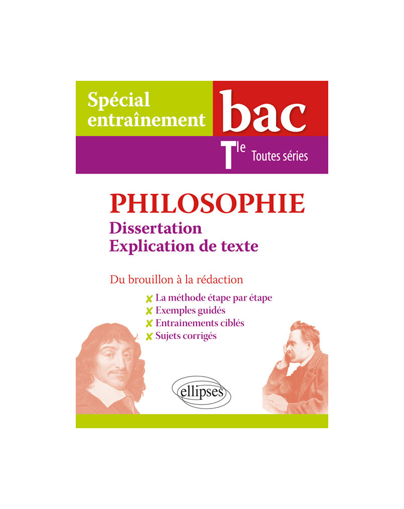 Philosophie. Dissertation et explication de texte. Bac Tle toutes séries. Du brouillon à la rédaction