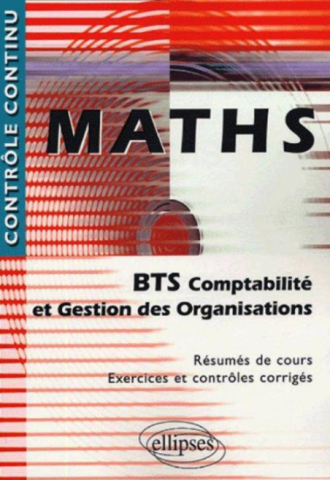 Mathématiques - BTS Comptabilité et Gestion des organisations