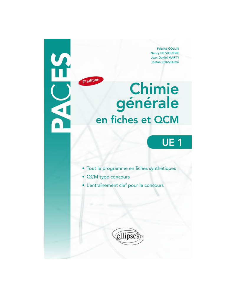 UE1 - Chimie générale en fiches et QCM – 2e édition