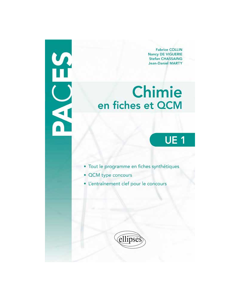 UE1 - Chimie générale en fiches et QCM