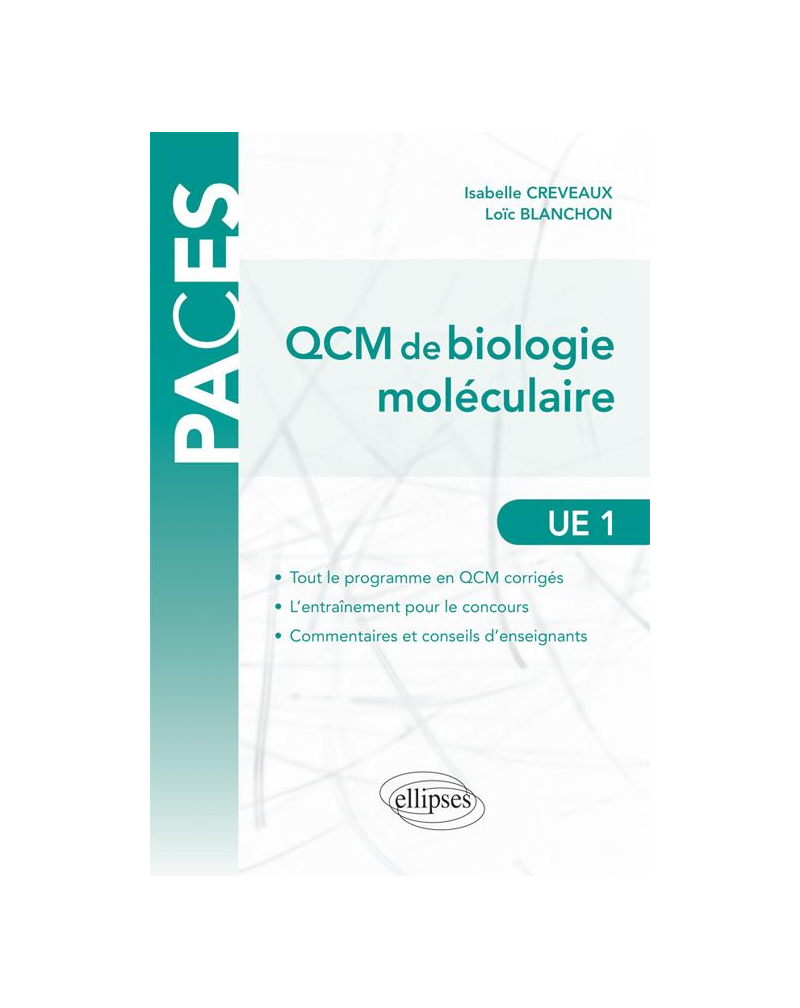 UE1 - QCM de Biologie moléculaire