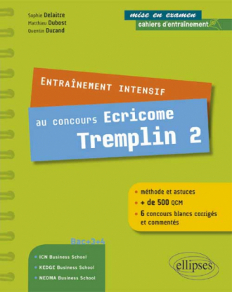 Entraînement intensif au concours Ecricome Tremplin 2