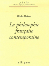 philosophie française contemporaine (La)