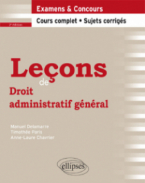 Leçons de Droit administratif général, 2e édition