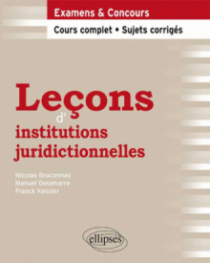 Leçons d’institutions juridictionnelles