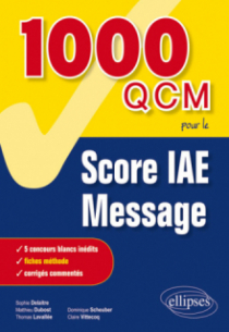 1000 QCM pour le Score IAE Message