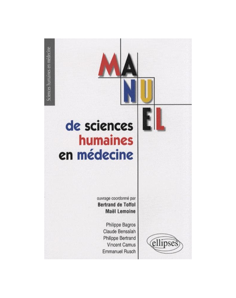 Manuel de Sciences humaines en médecine