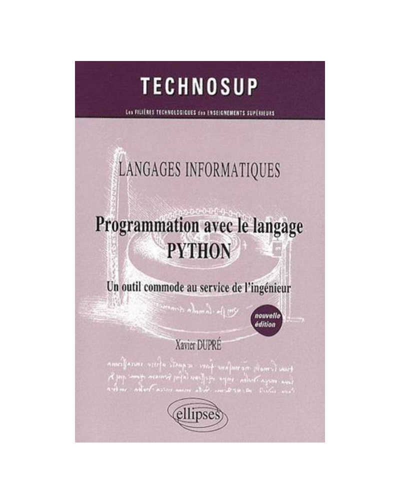 Programmation avec le langage PYTHON - 2e édition