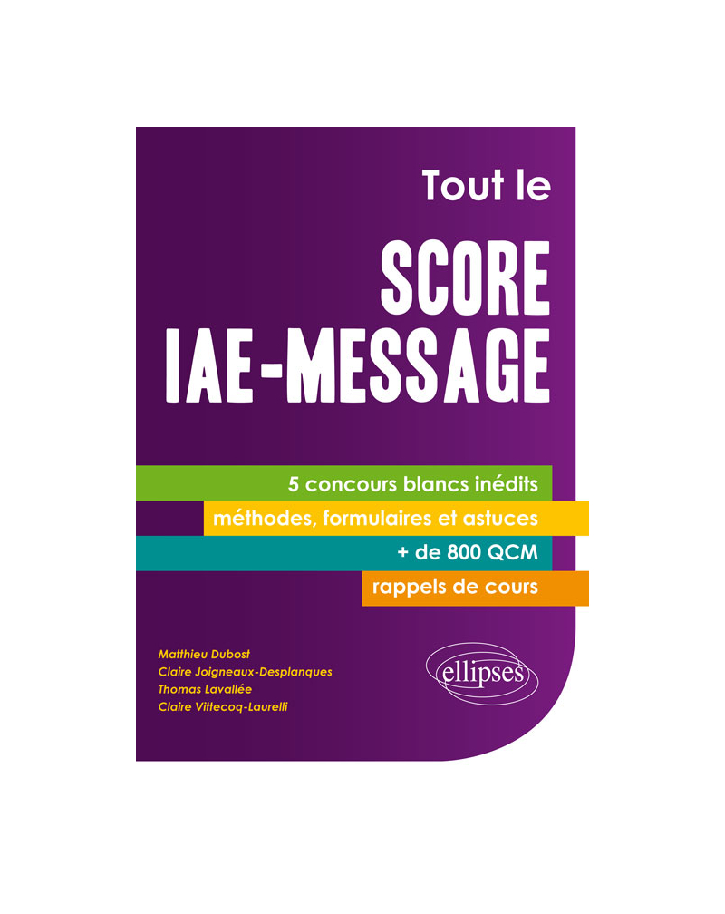Quel Est Un Bon Score Iae Message