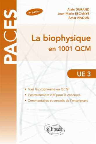 UE3 - La biophysique en 1001 QCM - 2e édition