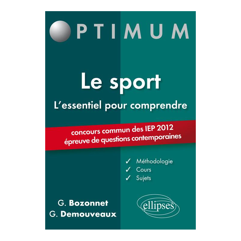 L'essentiel pour comprendre le sport (IEP 2012)