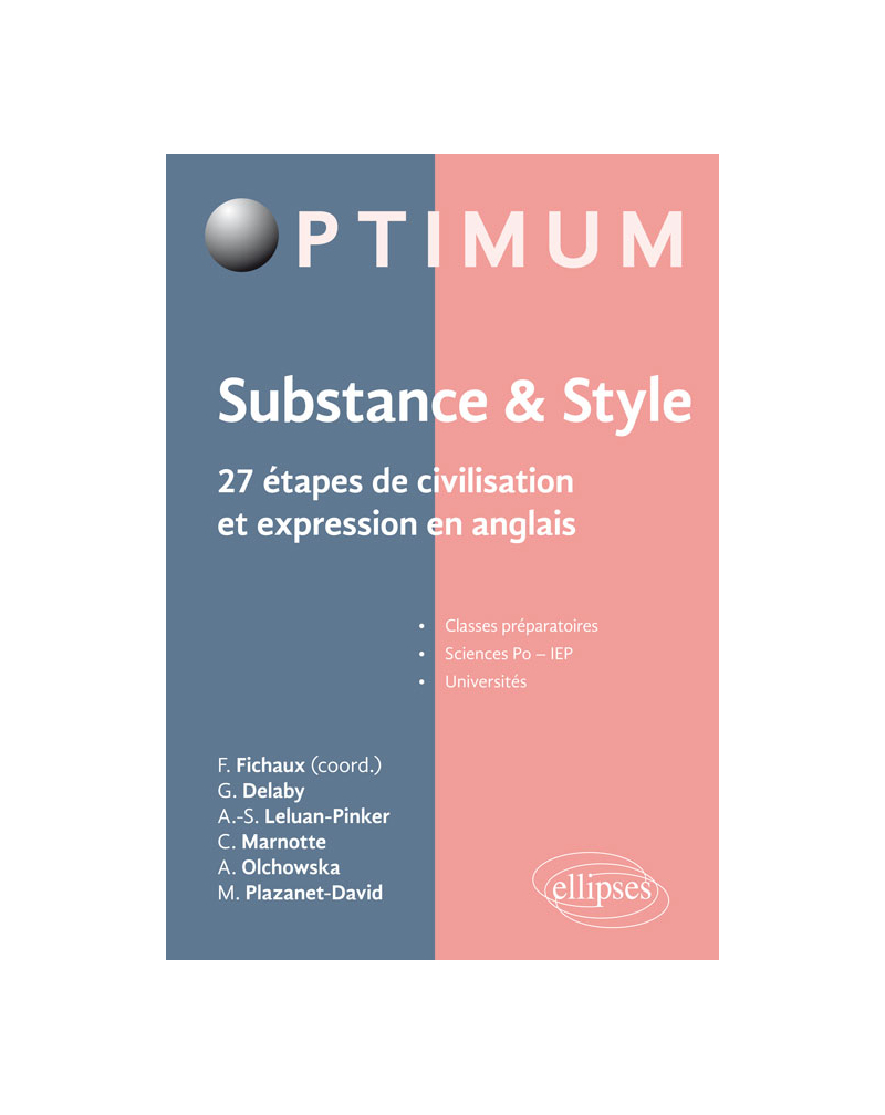 Substance & style. 27 étapes de civilisation et expression en anglais